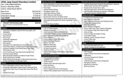 2026 Jeep Grand Cherokee GRAND CHEROKEE LIMITED 4X4
