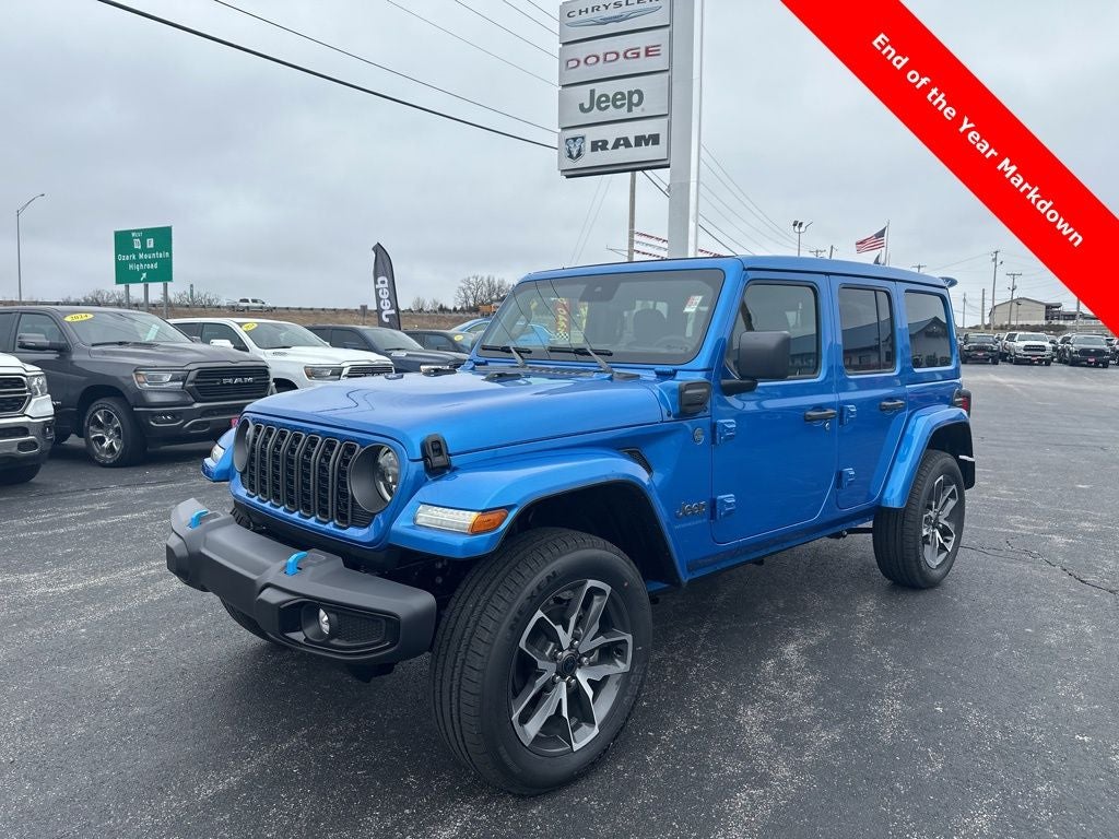 2024 Jeep Wrangler 4xe WRANGLER 4-DOOR SPORT S 4xe