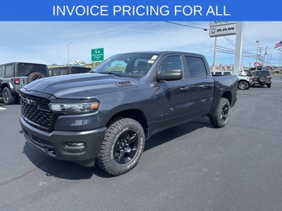 2026 RAM Ram 1500 RAM 1500 WARLOCK CREW CAB 4X4 5'7' BOX