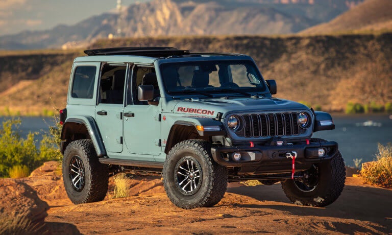 2026 Jeep Wrangler Exterior Lakeside Rocks