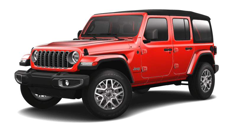 2026 Jeep Wrangler Sahara Exterior - Firecracker Red