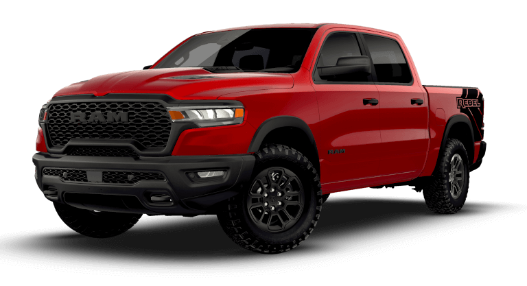 2026 Ram 1500 Rebel Exterior - Molten Red